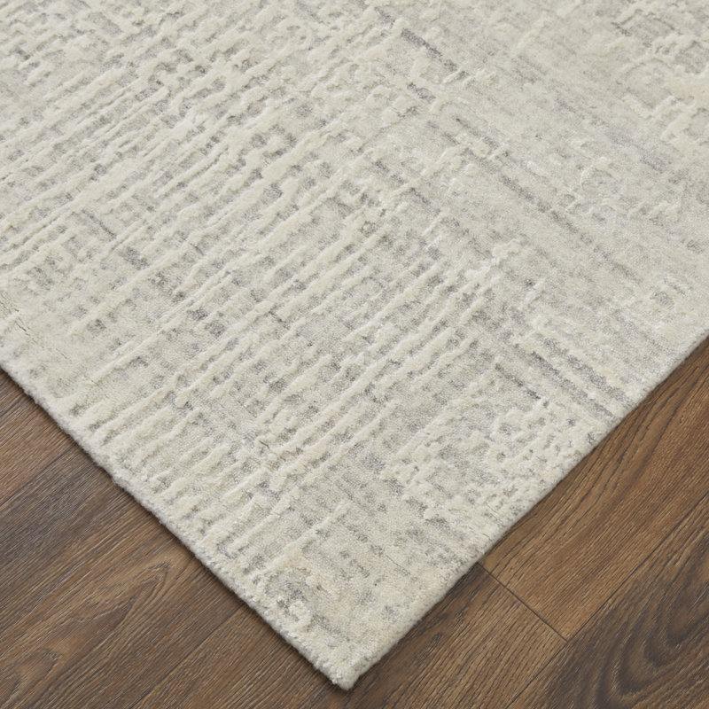 Eastfield Abstract Area Rug in Ivory, Rectangle 12' x 15'