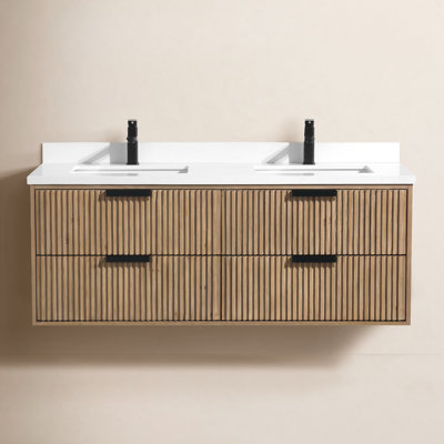 Anelie 55'' Double Bathroom Vanity