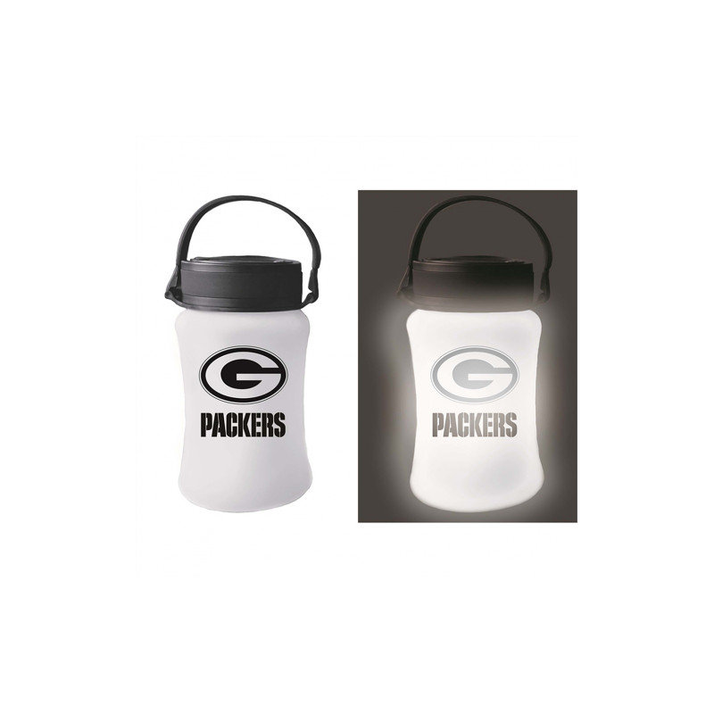 NFL 6.75'' Solar Powered Outdoor Lantern, Green Bay Packers