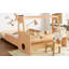 Lit double pleine grandeur au design intéressant en forme de voiture, lit de voiture pour enfants avec tiroirs de rangement, fenêtre et bureau