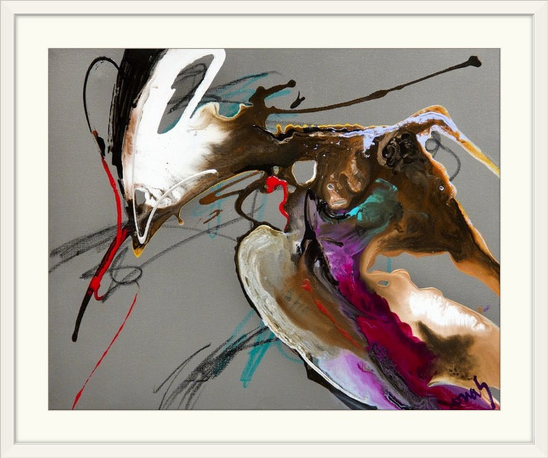 «Frioucheburg Gesture V» par Jonas - Gerard, impression, H 16 po x l 20 po x P 1,5 po, Toile