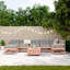 Wicker 7 - Person Garden Lounge Set