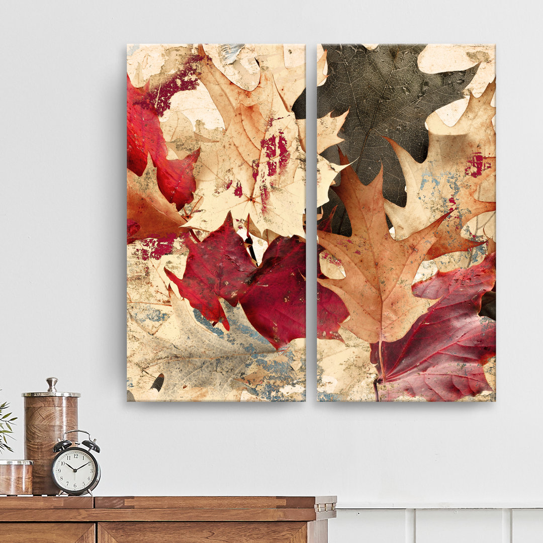 " Fall Ink IX " by Tristan Scott 2 - Pieces Winston Porter