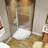Corner Shower Enclosure 36 In. W X 72 In. H Frameless Neo-Angle Shower Enclosure, 1/4" (6Mm) Clear SGCC Tempered Glass, Pivot Shower Door In Brushed Nickel,Shower Base Not Included-123210303