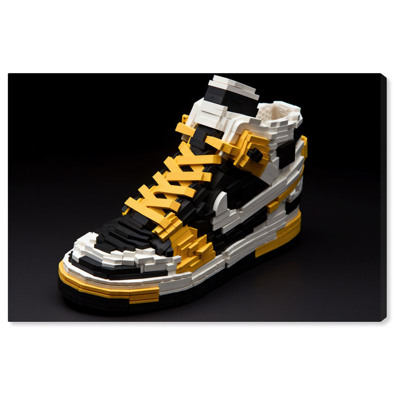Sneaker Notoriart, 1 pièce, galerie noire, Toile tendue, H 30 po x l 45 po x P 1,5 po