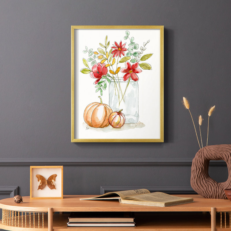 «Simple Harvest II», reproduction encadrée - bois massif, H 10 po x l 8 po