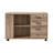 Oak File Cabinet With 1 Locker-783214833