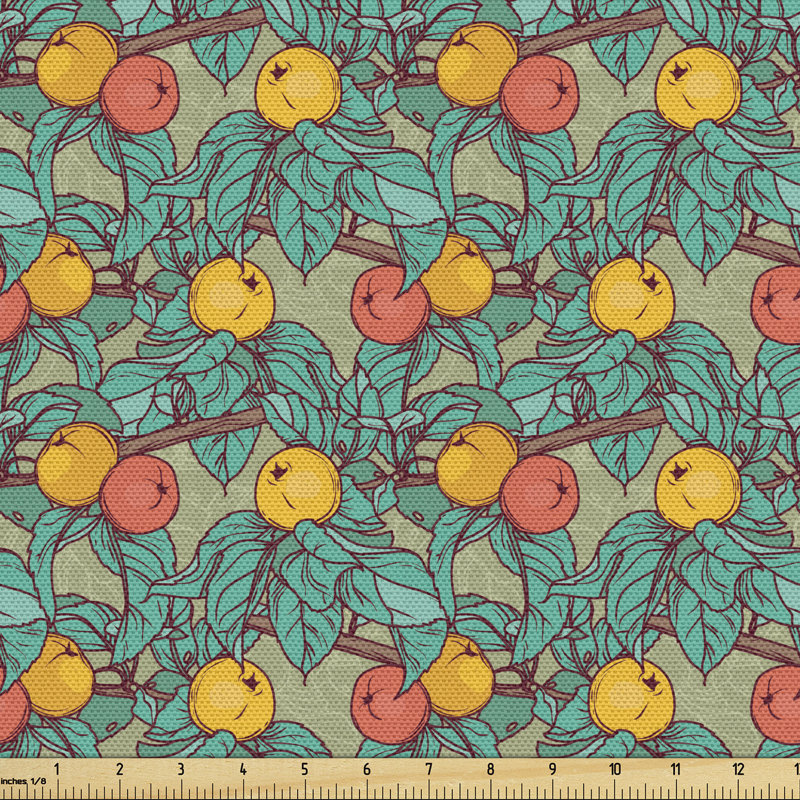 Chettan Apple Tree Fruit Leaves Branch Spring Multi-Purpose Fabric