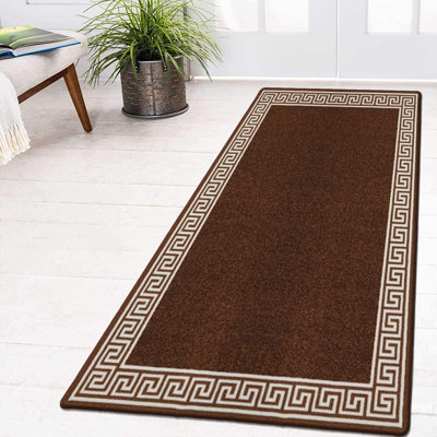 Rebersburg Non-Slip Geometric Indoor Doormat