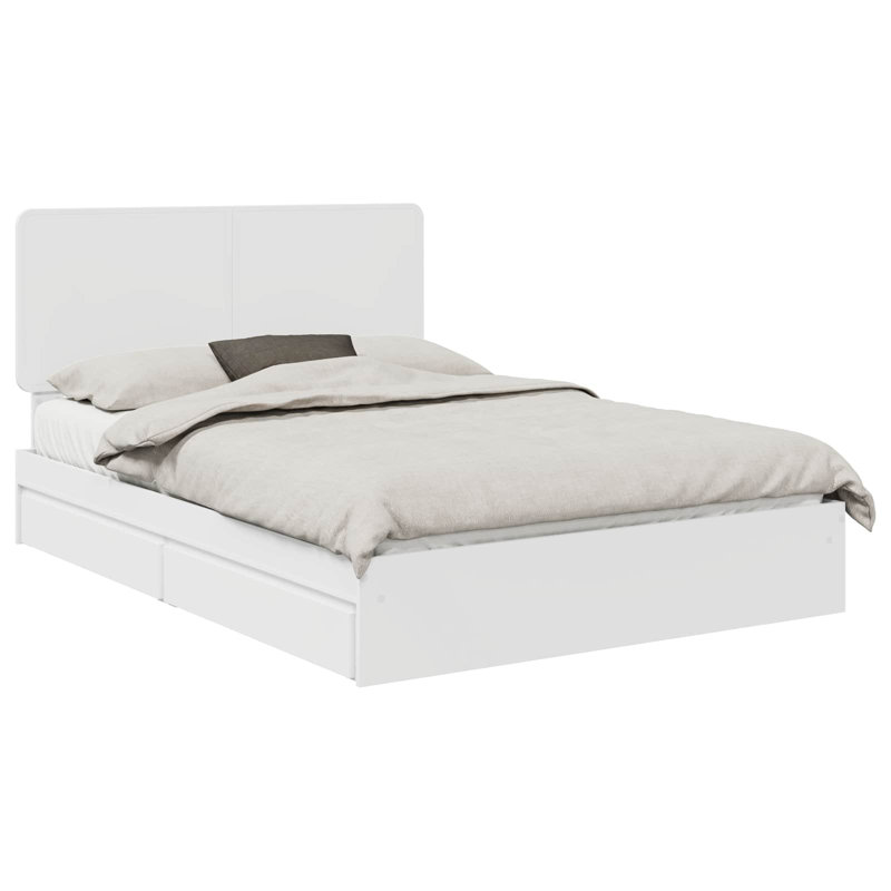 Bed, European Kingsize (160 x 200 cm), White
