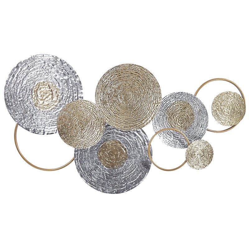 Handmade Glam Abstract Wall Decor on Metal