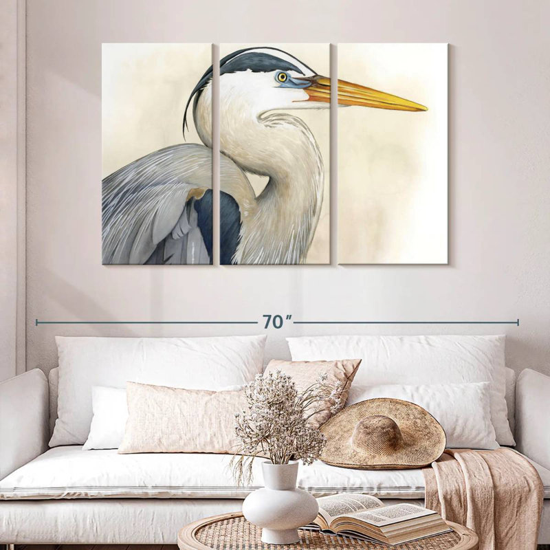 Brampt Blue Hunter I, 36" H x 57" W