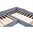 Twin Size Daybed With Trundle And Drawer, Gray - Upholstered Softness, Plywood For Relaxing Moments & Drawer Stability, Enhances Home Ambiance-1707561577