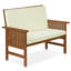 Arianna Solid Wood Outdoor Bench