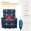 Fauteuil inclinable à bascule large avec fauteuil massant et chauffant-2077921537
