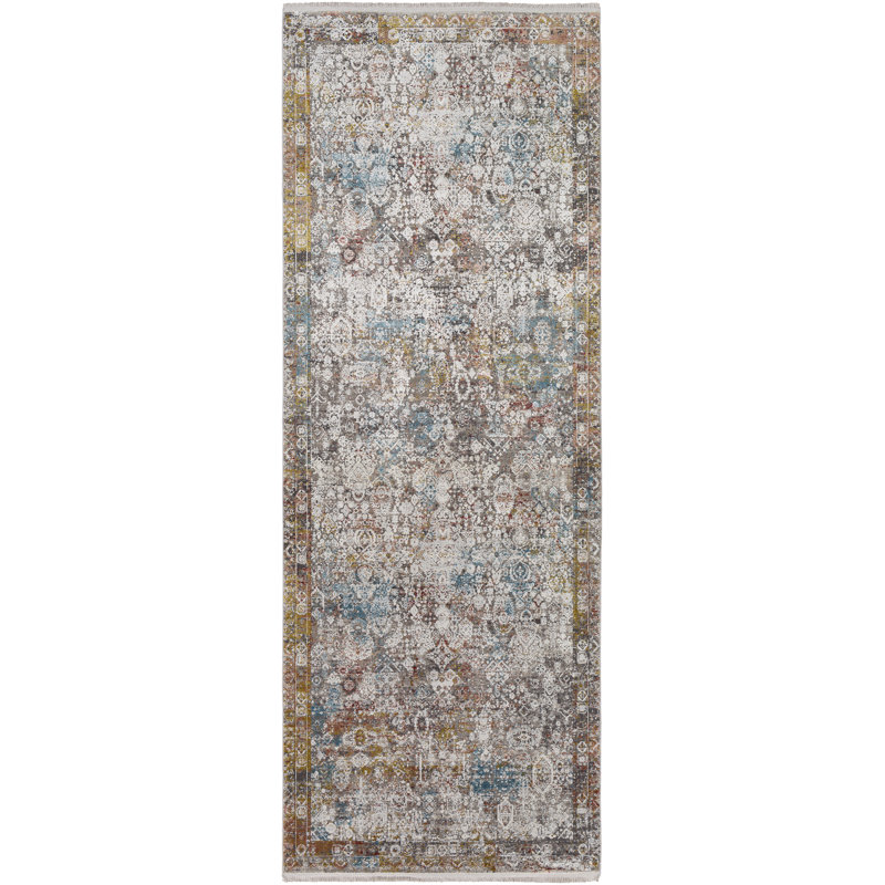 Oriental Indoor Rug, Runner 3' x 8'
