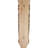 7"W x 8 1/2"D x 26"H Medium Jumbo Acanthus Wood Corbel, Alder (6-Pack)-73318374-73668143