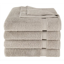 Noelle Cotton Blend Bath Towels Set Latitude Run Color: Dark Gray/Light Gray