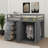 Full Size Wooden Loft Bed Equipped With Built-In Closets, Various Storage Compartments And Drawers For Bedroom-184409082