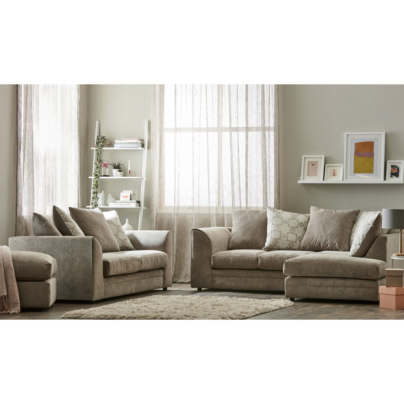 Arabella 2 - Piece Living Room Set, Brown, Left Hand