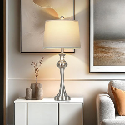 Silver Table Lamps for Living Room