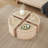 Round To Square Block Modular Coffee Table Light Natural Rattan With Storage 4 Piece
