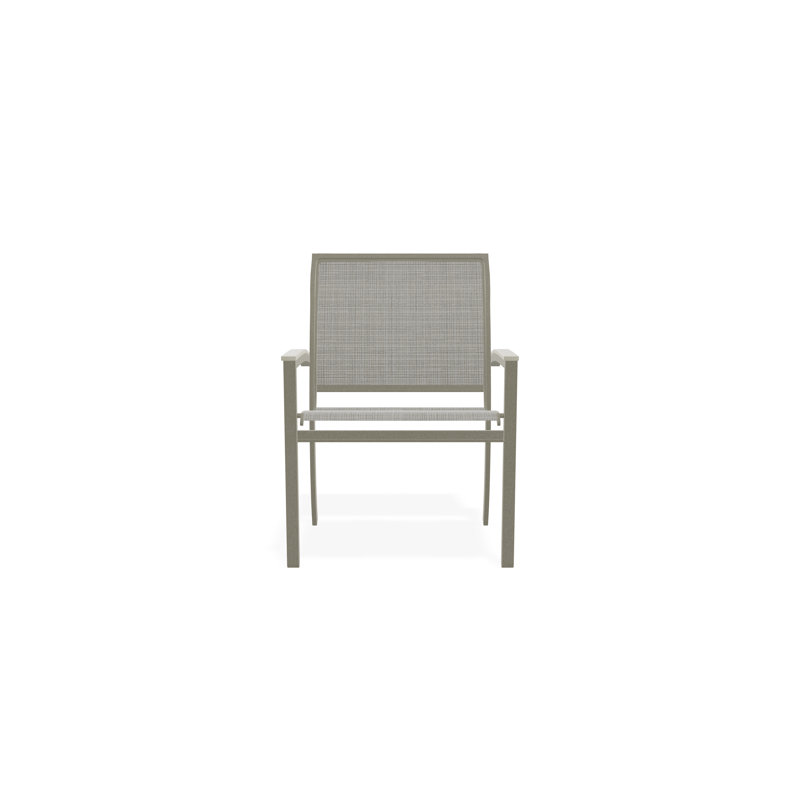 Chaise de café empilable en aluminium Bazza, Tempête, Diacre
