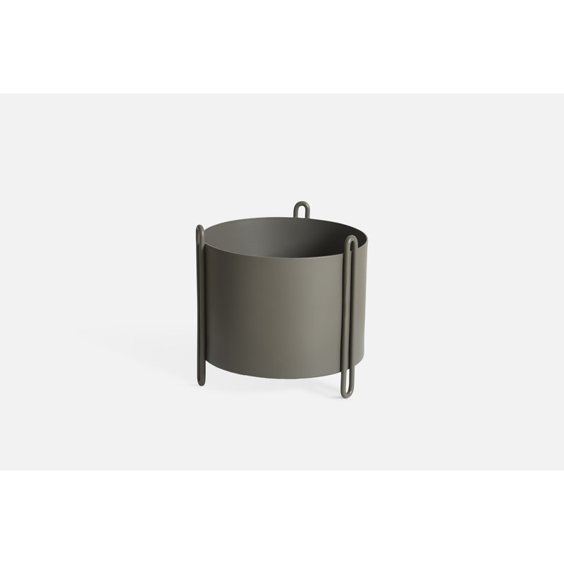 Pidestall Planter (Small), Taupe