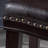 26 Inch Contemporary Upholstered Saddle Counter Stool With Nailhead Trim, Set Of 4, Comfort And Style For Modern Spaces