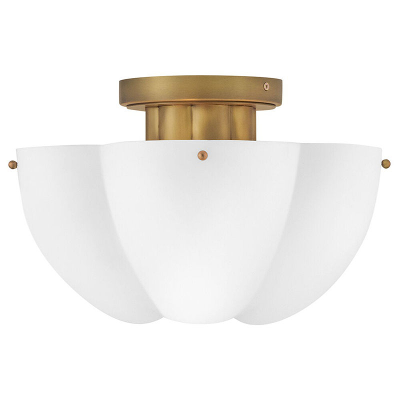 Hinkley becca medium semi-flush mount