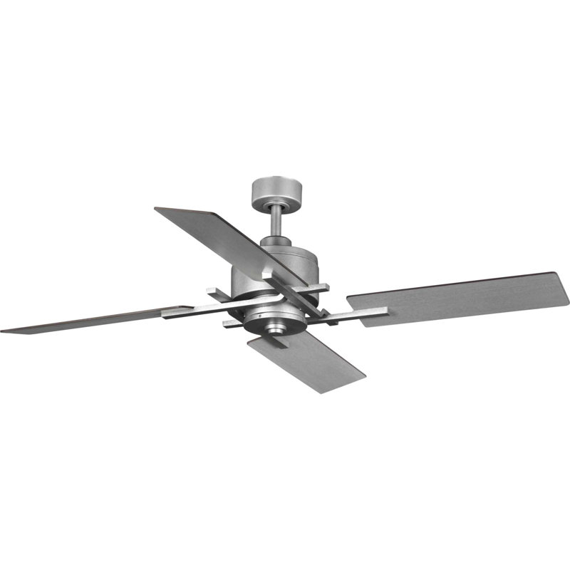 Bedwin 56'' Ceiling Fan, Galvanized with Gray Blades
