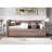 Daybed With A Trundle In Dusty Rose
