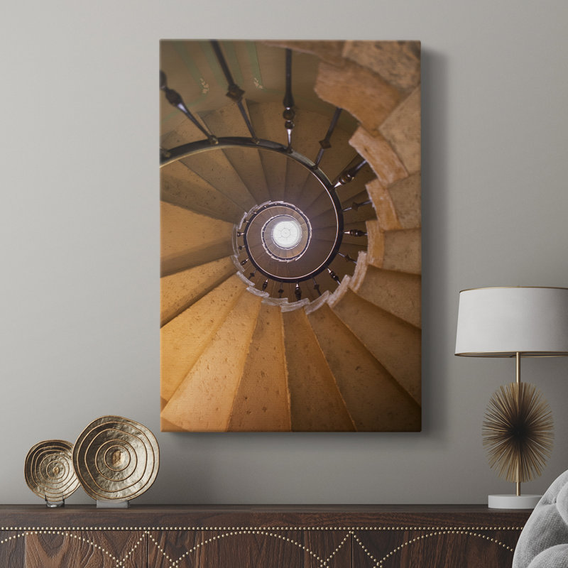 «Spiraling II», reproduction encadrée - galerie Cavas, H 36 po x l 24 po