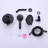 Round Shower System Wall Mounted Shower Faucet Rain Mixer Combo Set, Rain Shower Head Shower Set For Bathroom In