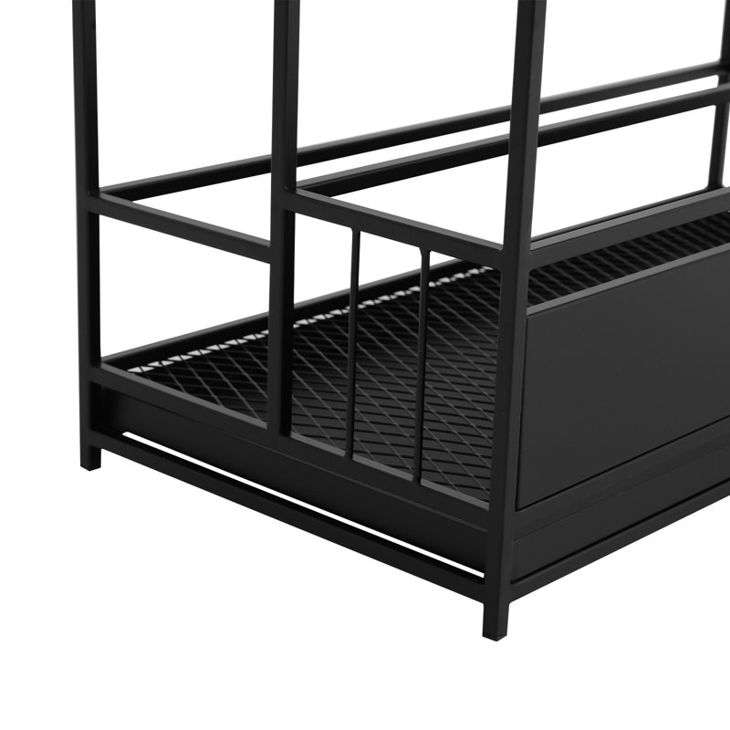 Commercial Metal Umbrella Holder, Black