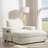 Oversized Chaise Lounge Indoor,Faux Rabbit Fur Sofa Bed with Storage Ottoman and Armrests-2020541933
