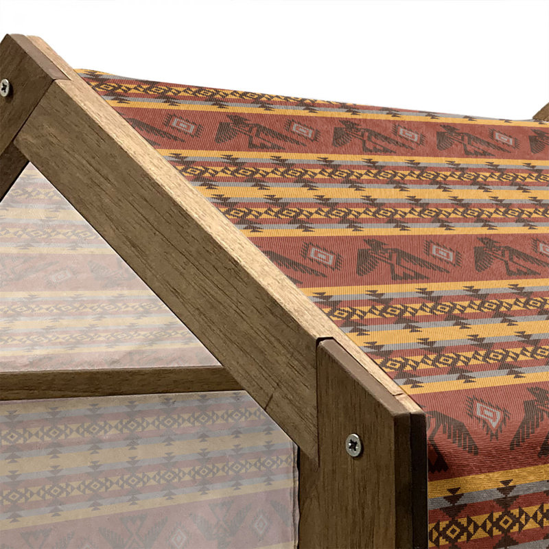 Niche en bois pour chien, H 25,59 po x l 29,53 po x P 21,65 po