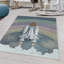 Ilminster Flatweave Blue/Yellow Rug-2041030335