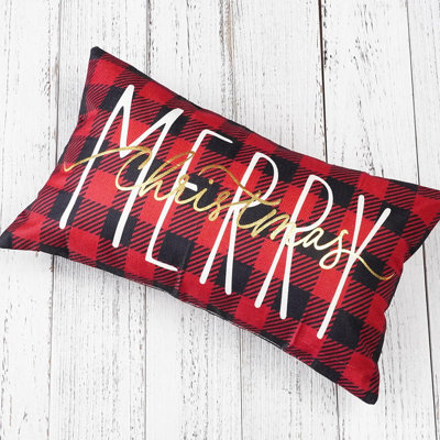 Hohoho Pillow Covers Christmas Design Santa Claus Laugh Decorative Throw Pillow Covers Cushion Case For Sofa Couch