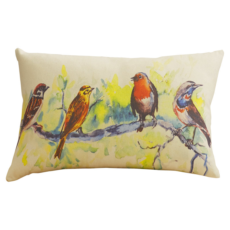 Cotton Reversible Throw Pillow
