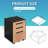 Latini 16.02'' Wide 3 -Drawer Steel File Cabinet-1062747486