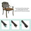 Premium All-Weather Wicker Outdoor Stacking Dining Armchair with Cushion