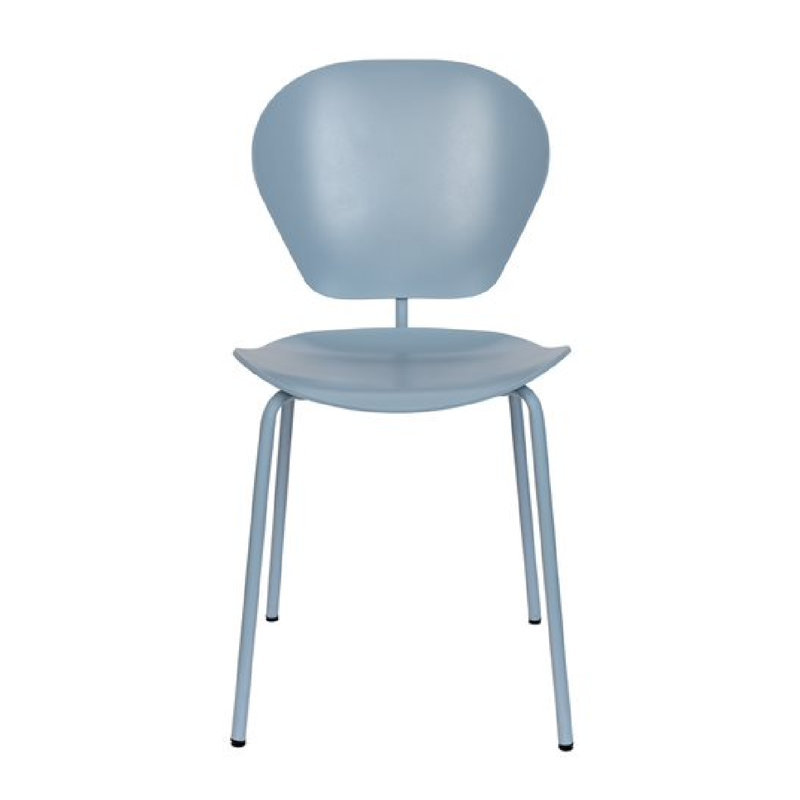 Weakley Outdoor Dining Side Chair, Blue