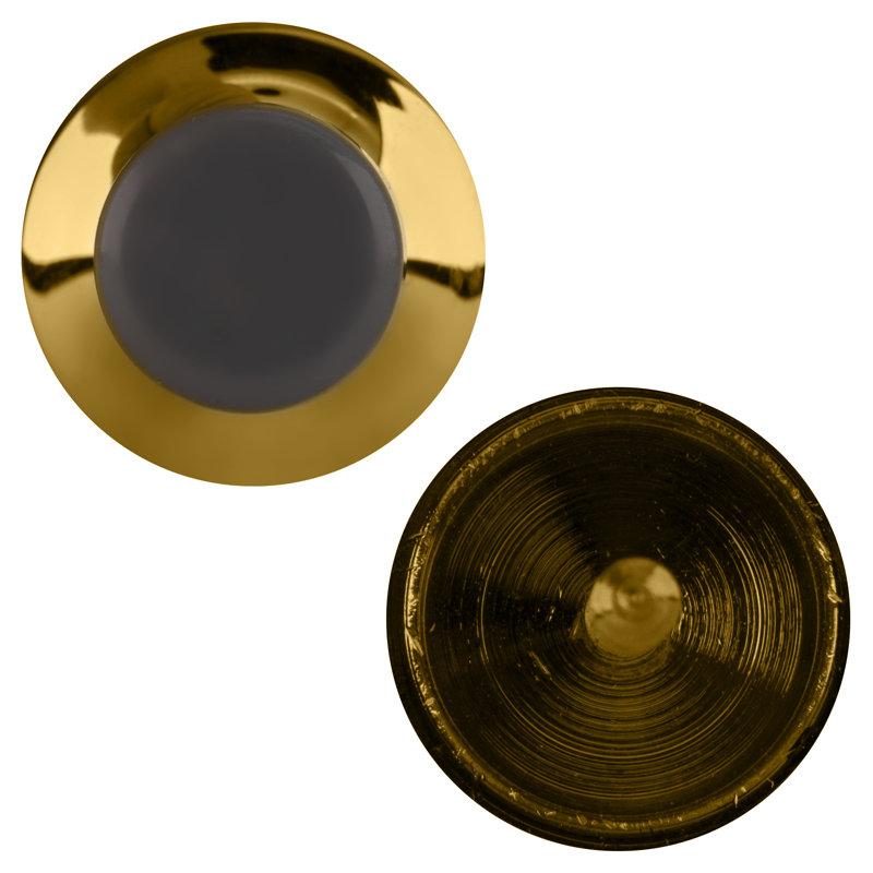 Door Stop, PVD Polished Brass