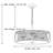 Eriko 5-Light Dimmable Drum Chandelier