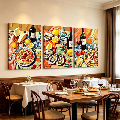 3 Piece Wrapped Canvas Wall Art