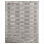 Metro-Velvet Striped Area Rug in Silver-25306570