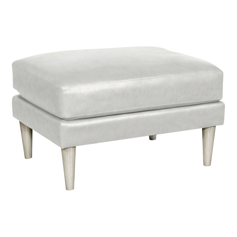 Repose-pieds standard en cuir véritable 28,5 po Thea, Wrenn, Cuir véritable encre Ziggy