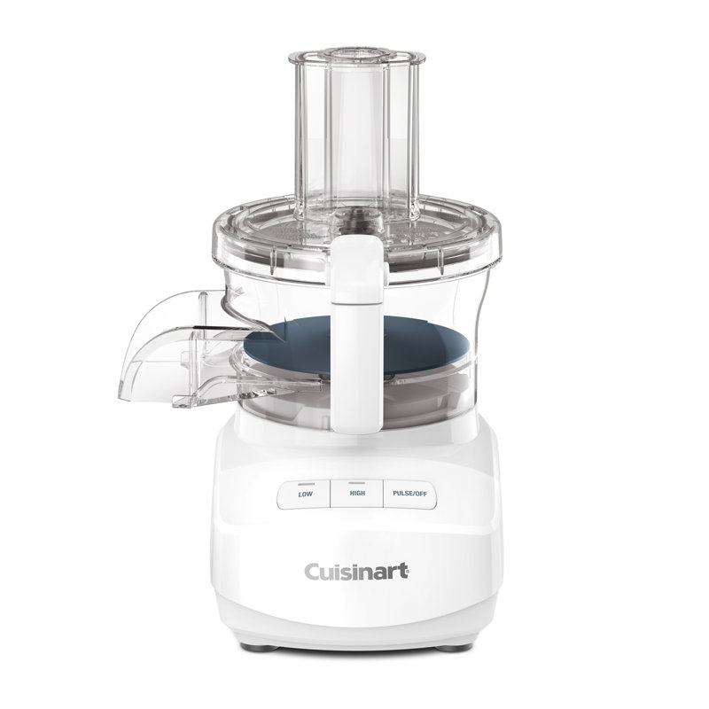 Cuisinart 9-Cup Continuous Feed Food Processor with Fine and Medium Reversible Shredding and Slicing Disc, Universal Blade, Continuous-Feed Attachment, and In-Bowl Storage
