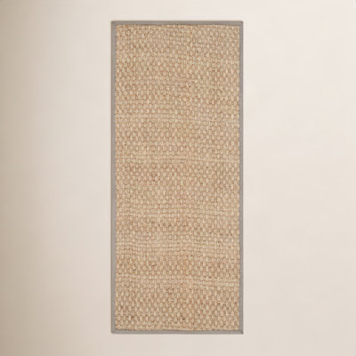 Lasone Natural Gray Seagrass Rug